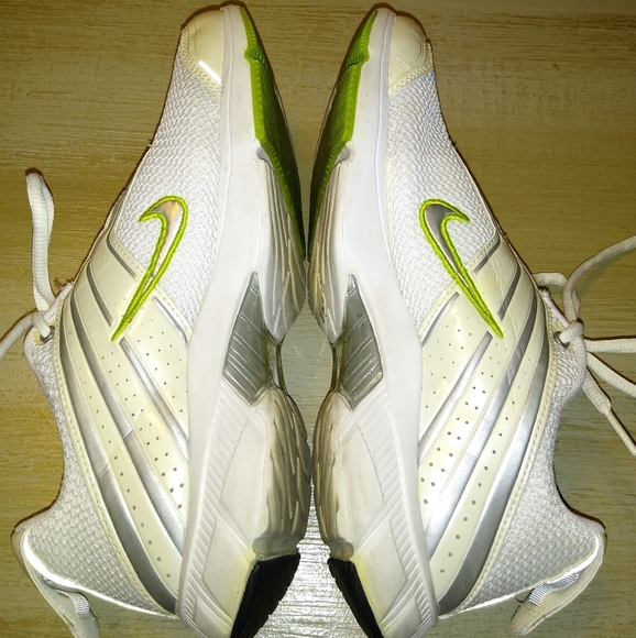 RARE 2005 NIKE AIR Voss II Phylite Running Shoes Lady's 9 White & Lime Green - Picture 5 of 12